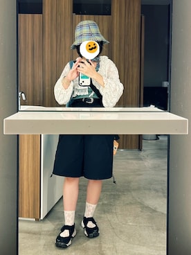 「Ray BEAMS（レイビームス）のアイテム」を使った、やもさん（レディース・154cm）の夏コーディネート