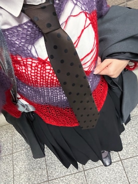 「アイテム（フォーマルスーツ/小物）」を使った、やもさん（レディース・154cm）の秋コーディネート