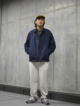 「URBAN RESEARCH（アーバンリサーチ）のアイテム（スウェットパンツ）」を使った、soraさん（メンズ・178cm）の秋コーディネート