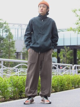 「ニットキャップ」｜「アイテム（その他アウター）」を使った、soraさん（メンズ・178cm）の秋コーディネート