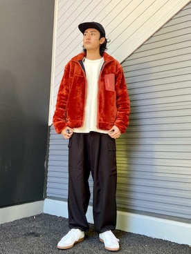 「WOOLRICH（ウールリッチ）のアイテム（帽子）」を使った、soraさん（メンズ・178cm）の秋コーディネート