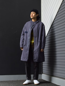 「URBAN RESEARCH DOORS」｜「アイテム（モッズコート）」を使った、soraさん（メンズ・178cm）の冬コーディネート