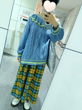 「Dr. Martens（ドクターマーチン）のアイテム（シューズ）」を使った、🌹さん（レディース・163cm）の秋コーディネート