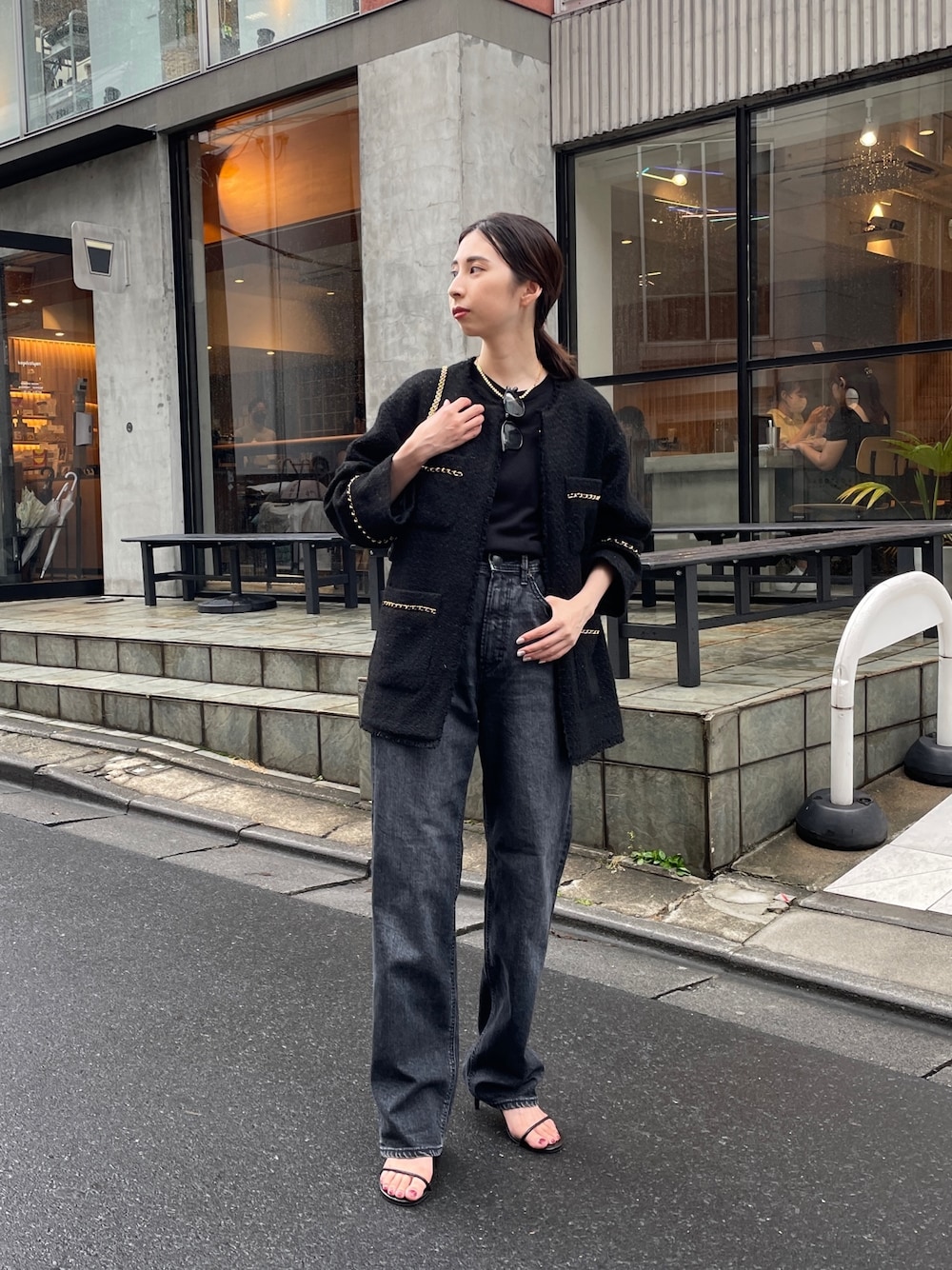 Loungedress チェーンツイードジャケット LOUNGEDRESS（ラウンジドレス）の「チェーンツイードジャケット