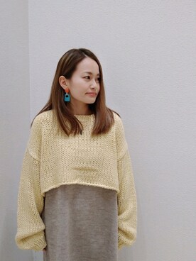 「秋トレンド2021」｜「アイテム（アンサンブル）」を使った、あおいちごさん（レディース・152cm）の秋コーディネート
