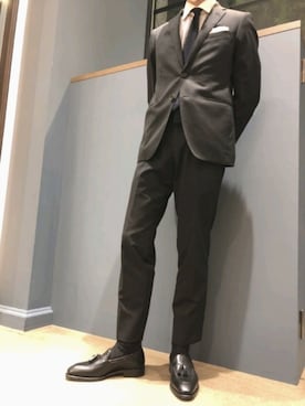 「靴」｜「アイテム（スリッポン）」を使った、KOUさん（メンズ・172cm）の夏コーディネート