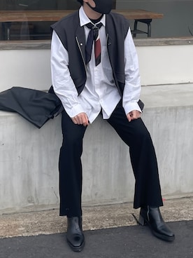 「アイテム（その他小物、グリーン系）」を使った、Noah (ノア)  さん（メンズ・170cm）の冬コーディネート