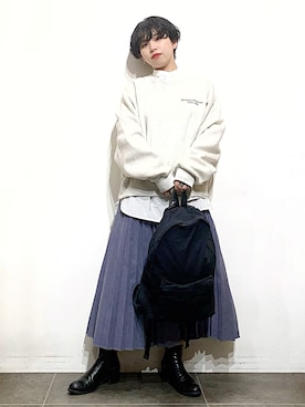 「URBAN RESEARCH（アーバンリサーチ）のアイテム（バックパック/リュック）」を使った、なな‎‪𓍯 ‬さん（レディース・155cm）の秋コーディネート