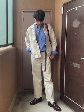 「アイテム（バックパック/リュック）」を使った、MKさん（メンズ・185cm）の秋コーディネート