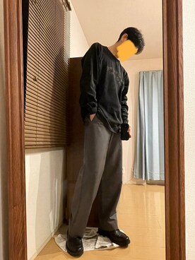 「EDIFICE（エディフィス）のアイテム（パンツ）」を使った、MKさん（メンズ・185cm）の春コーディネート