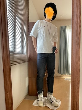 「FILA（フィラ）のアイテム（トップス）」を使った、MKさん（メンズ・185cm）の夏コーディネート