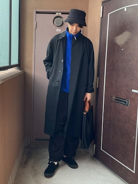 「アイテム（その他トップス）」を使った、MKさん（メンズ・185cm）の冬コーディネート