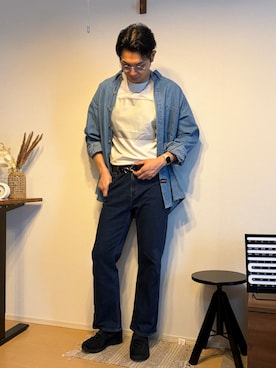 MKさん(メンズ・185cm)の夏コーディネート