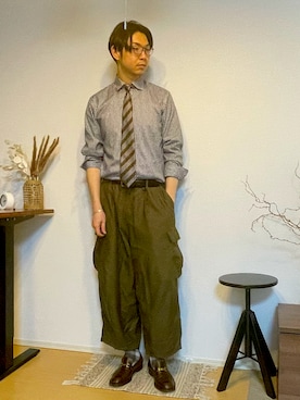 「MB（エムビー）のアイテム」を使った、MKさん（メンズ・185cm）の春コーディネート