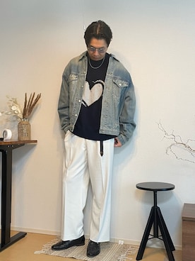 「MB（エムビー）のアイテム」を使った、MKさん（メンズ・185cm）の春コーディネート