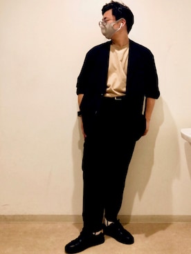 「COOLなこのコが仲間入り」｜「アイテム（ジャケット/アウター）」を使った、okapiさん（メンズ・170cm）の夏コーディネート