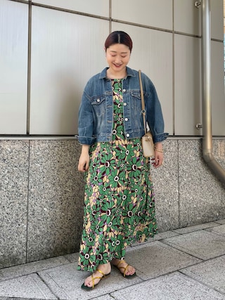 Mila Owen（ミラオーウェン）の「タックフレアGジャン（デニム