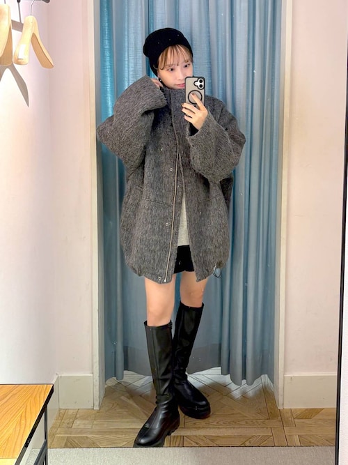 セール】シャギースタンドコート 570783（その他アウター）｜LOWRYS