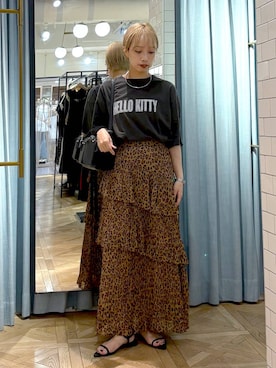 「アイテム（チョーカー）」を使った、まいさん（レディース・154cm・20代）の夏コーディネート