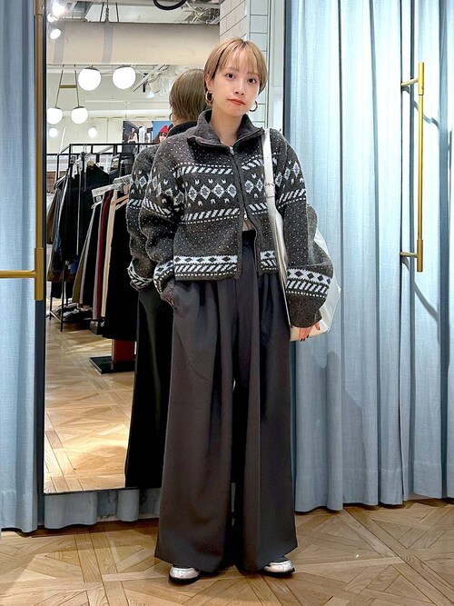 セール】ノルディックジップカーディガンLS 133794（カーディガン