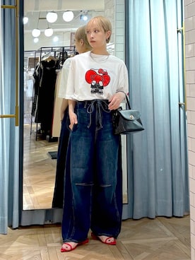 「アイテム（チョーカー）」を使った、まいさん（レディース・154cm・20代）の夏コーディネート