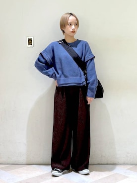 「LOWRYS FARM（ローリーズファーム）のLFポーチツキショルダー 284037（ショルダーバッグ）」を使った、まいさん（レディース・154cm・20代）の冬コーディネート