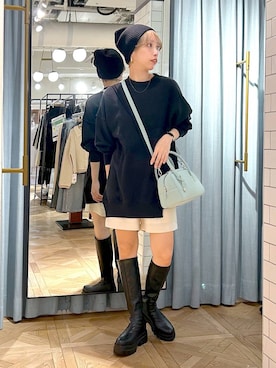 「アイテム（スウェット）」を使った、まいさん（レディース・154cm・20代）の秋コーディネート