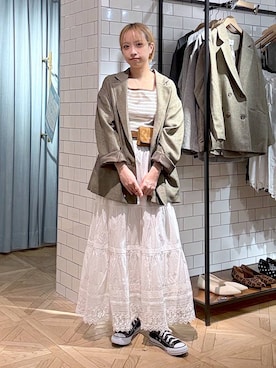 まいさん（レディース・154cm）の春コーディネート