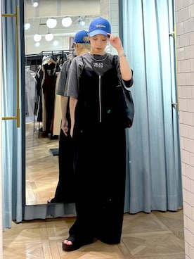 「アイテム（サロペット/オーバーオール）」を使った、まいさん（レディース・154cm・20代）の夏コーディネート