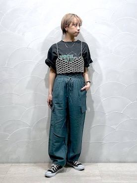 「アイテム（その他トップス）」を使った、まいさん（レディース・154cm・20代）の春コーディネート