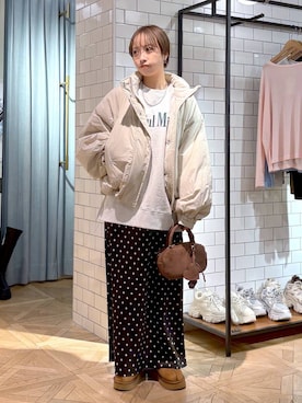 「アイテム（その他アウター）」を使った、まいさん（レディース・154cm・20代）の秋コーディネート