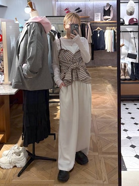 まいさん（レディース・154cm）の春コーディネート