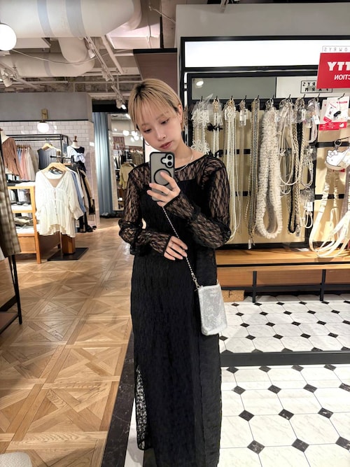 セール】2WAYレースワンピースLS 322846（ワンピース）｜LOWRYS