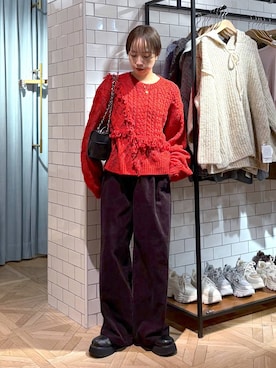「アイテム（ポロシャツ）」を使った、まいさん（レディース・154cm・20代）の秋コーディネート
