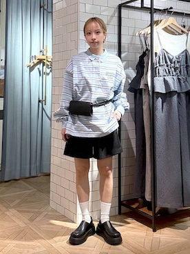 まいさん(レディース・154cm)の春コーディネート