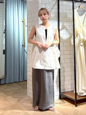 「キャミソール」｜まいさん（レディース・154cm・20代）の秋コーディネート