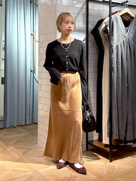 「アイテム（ピアス（両耳用））」を使った、まいさん（レディース・154cm・20代）の秋コーディネート