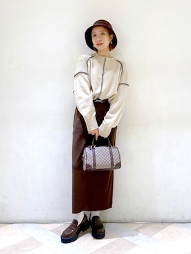 まいさん（レディース・154cm）の秋コーディネート