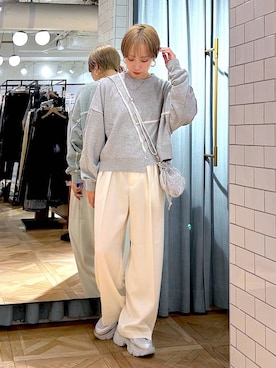 「アイテム（スウェット）」を使った、まいさん（レディース・154cm・20代）の秋コーディネート
