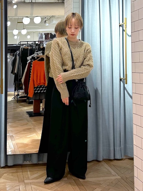 セール】ケーブルニットプルオーバーLS 240860（ニット/セーター