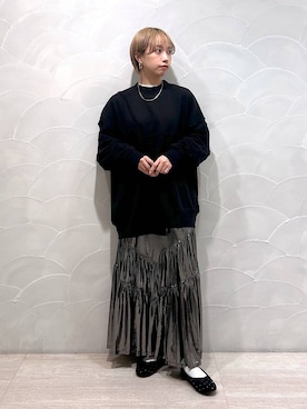 「アイテム（スウェット）」を使った、まいさん（レディース・154cm・20代）の秋コーディネート