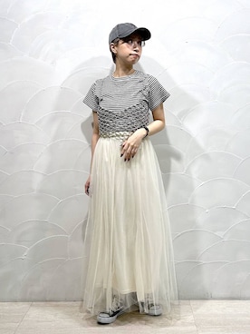 「アイテム（その他トップス）」を使った、まいさん（レディース・154cm・20代）の春コーディネート