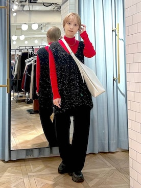 「アイテム（バッグ）」を使った、まいさん（レディース・154cm・20代）の冬コーディネート