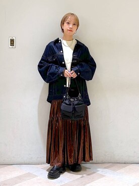 「アイテム（スウェット）」を使った、まいさん（レディース・154cm・20代）の秋コーディネート