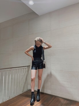 「ENVYM（アンビー）のアイテム（バッグ）」を使った、ENVYM_rioさん（レディース・163cm）の夏コーディネート