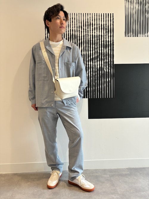 LACOSTE（ラコステ） ワイドパンツ スラックス ウールフランネル