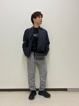 「LACOSTE（ラコステ）のアイテム」を使った、RENさん（メンズ・167cm）の春コーディネート