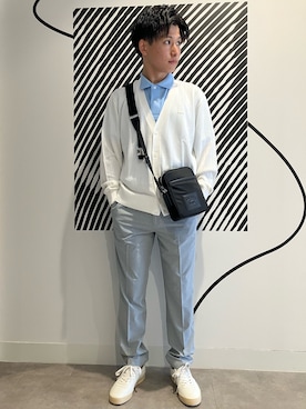「LACOSTE（ラコステ）のアイテム」を使った、RENさん（メンズ・167cm）の夏コーディネート