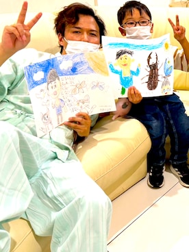 「アイテム（ルームウェア）」を使った、カメさん（メンズ・165cm）の秋コーディネート