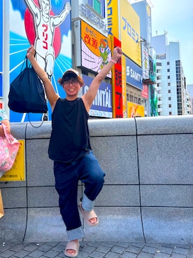 「no brand（ノーブランド）のアイテム」を使った、カメさん（メンズ・165cm）の秋コーディネート